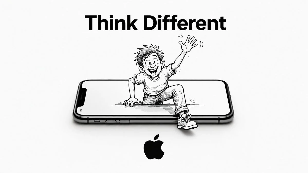 Creative composite brand advertisement
