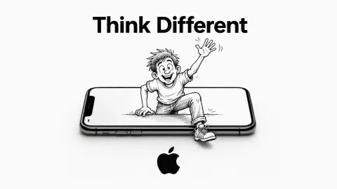 Creative composite brand advertisement